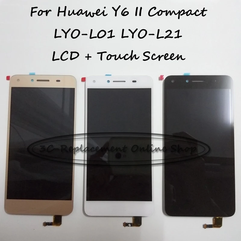 100% Протестировано высокое качество для Huawei Honor 5A Y6 II компактный LYO L01 L21 полный ЖК