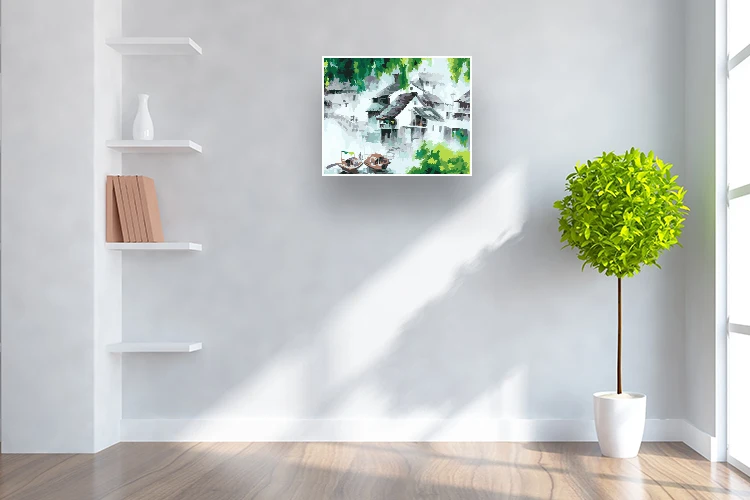 Картины по номерам DIY живопись на холсте Пейзаж Классическая картина настенные картины для Гостиная рисованной цифровой искусство домашнего декора 40x50 см