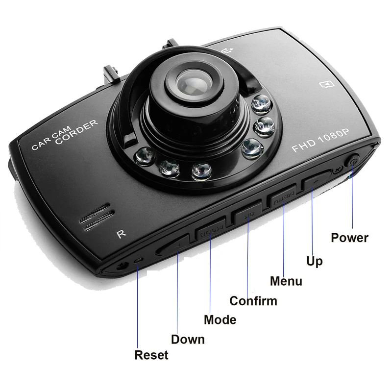 Автомобильный dvr камера G30 Full HD 1080p 170 градусов Dashcam видео регистраторы ночного