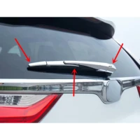 for honda cr v 2017 2019 4pcs car chrome tail rear window windscreen wiper cover trim car exterior accessories styling