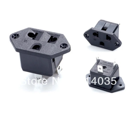 Розетка переменного тока 50 шт./лот|50 pcs/lot|us socketcopper plug |
