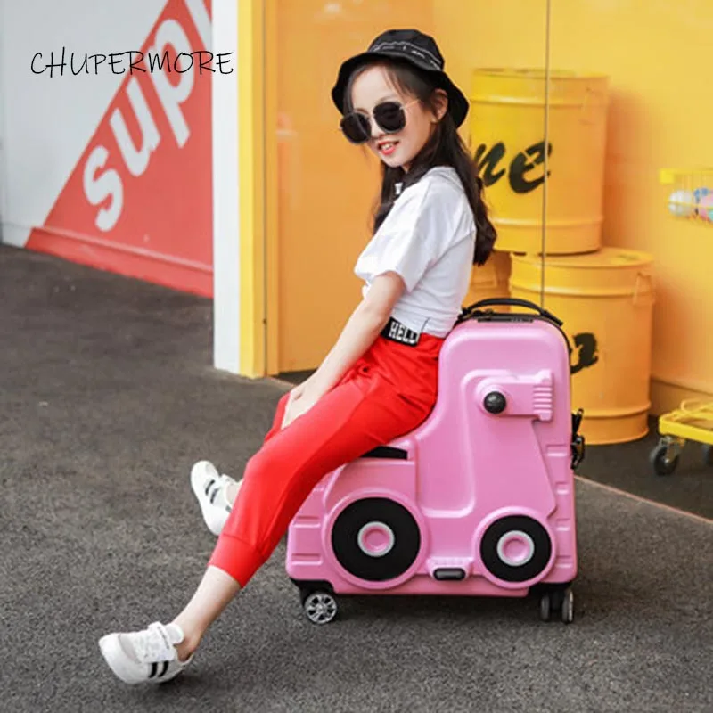 Chupermore Многофункциональный милый детский чемодан на колесиках с