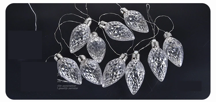 100Led Волшебная конусная прозрачная лампа солнечная энергия медная проволочная