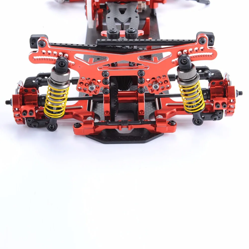 1:10 4WD Drift Red Carbon Fiber RC гоночный автомобиль привод Shft рама комплект шасси G4 Hotsa RC гоночный автомобиль аксессуары
