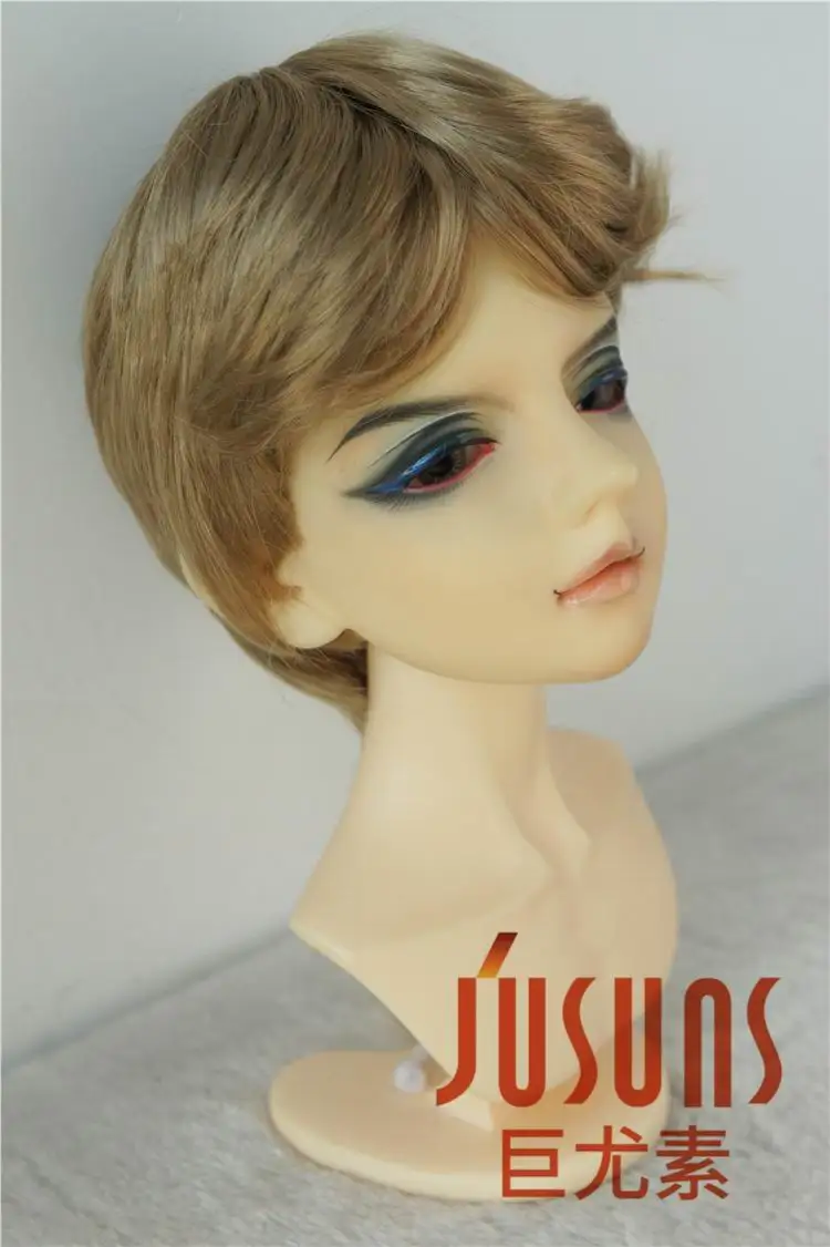JD192 1/3 модный короткий синтетический мохеровый парик SD BJD кукла парик природа мальчишеский 8-9 дюймов аксессуары для кукол