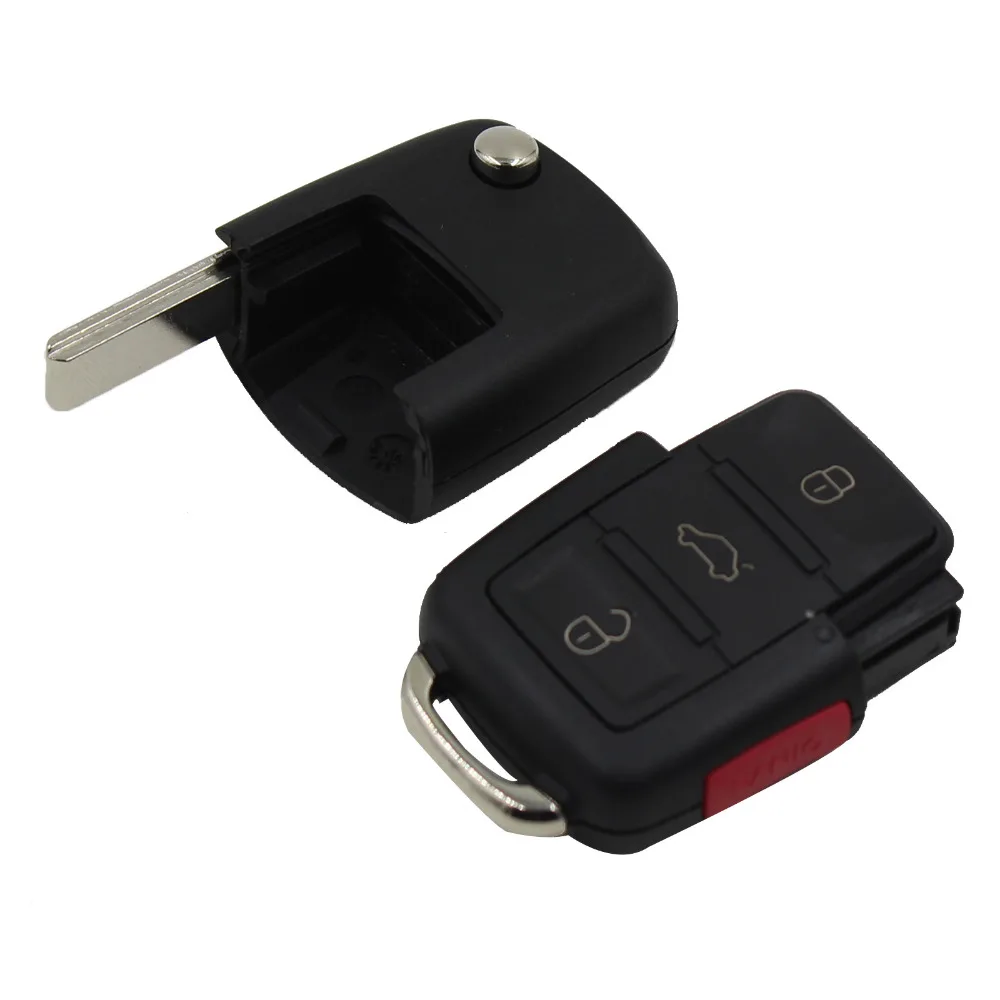 Запасной чехол Keyecu для VW Passat Polo Golf Touran Bora Ibiza Leon Octavia Fabia 2/3/3 + 1 кнопки|Ключ от авто| |