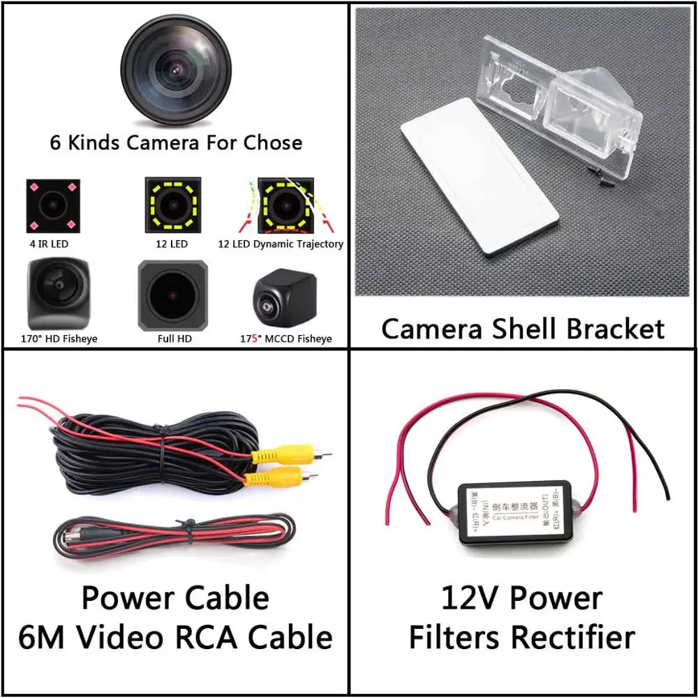 Camera n Filters 175 градусов MCCD "рыбий глаз" камера заднего вида для парковки Камера для Fiat Freemont 500 Dodge путешествие 2011 2012 2013 - Название цвета: Camera n Filters