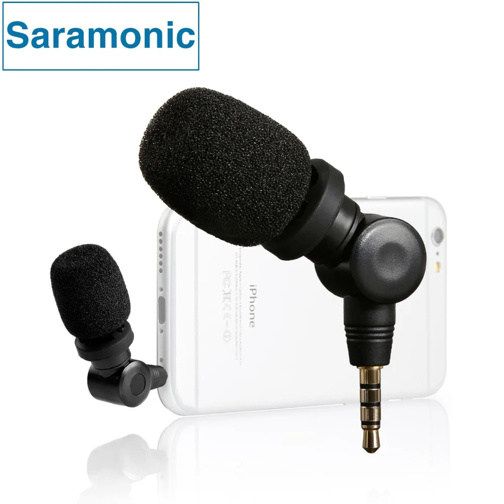 Saramonic iMic гибкие конденсаторный микрофон с высокой чувствительностью для IOS iPad iPhone