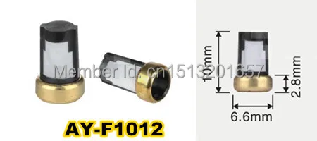 Оптовая продажа 20 штук топливный инектор filtro micro 6 6*2 8*10 мм для marelli высокое