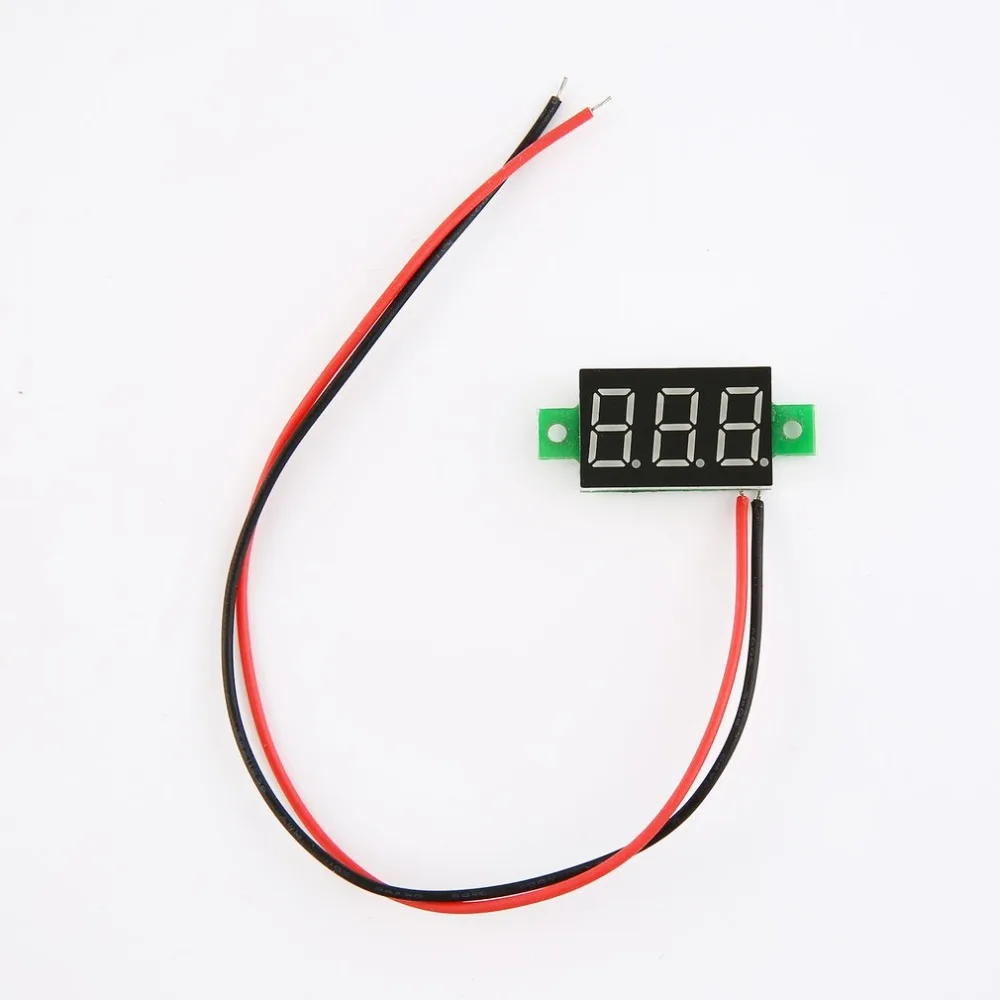 4PCS DC 2.5-30V LED Digital Display Panel Voltmeter Electric Voltage Meter Volt Tester for Auto Car Motorcycle Battery Cart | Инструменты