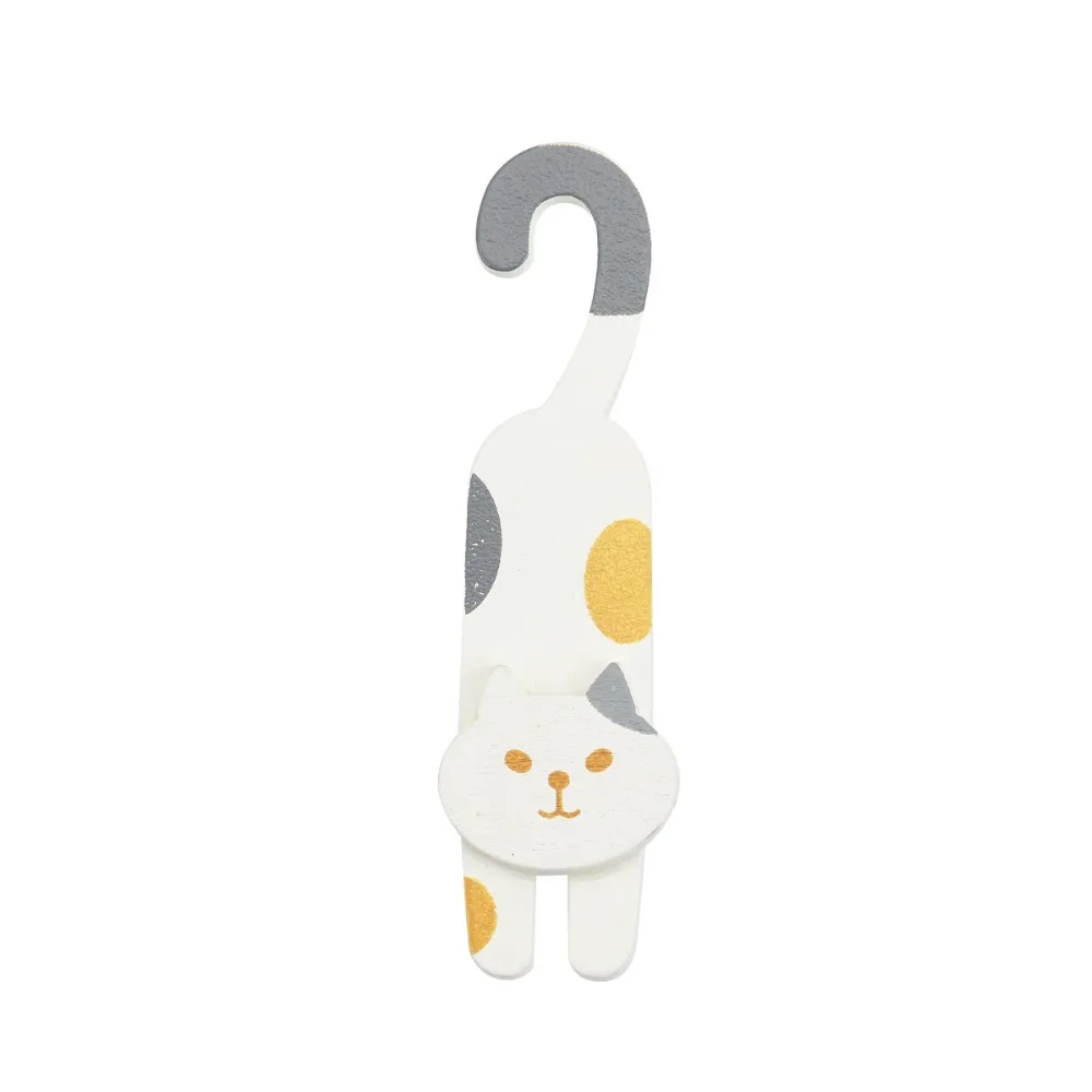 1 набор (3 шт.) Kawaii канцелярские мини натуральные окрашенные oh my cat деревянные