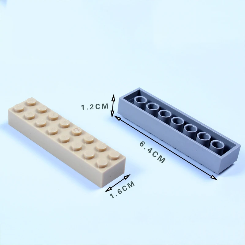 Детские игрушки 2x8 Высокие кирпичи детские развивающие MOC строительные блоки для