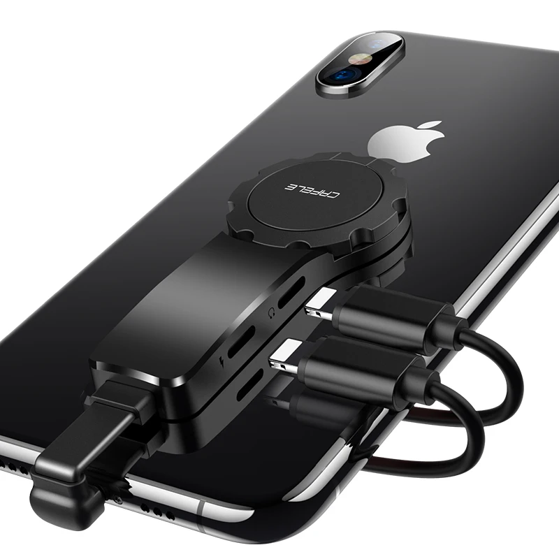 2 в 1 зарядный аудио адаптер для iphone 7 8 Plus поддержка наушников адаптер прослушивания музыки для iphone X XS MAX
