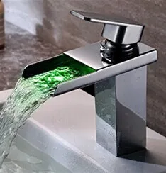 Светодиодный светильник кран для воды светодиодный 3 цвета меняющий водопад
