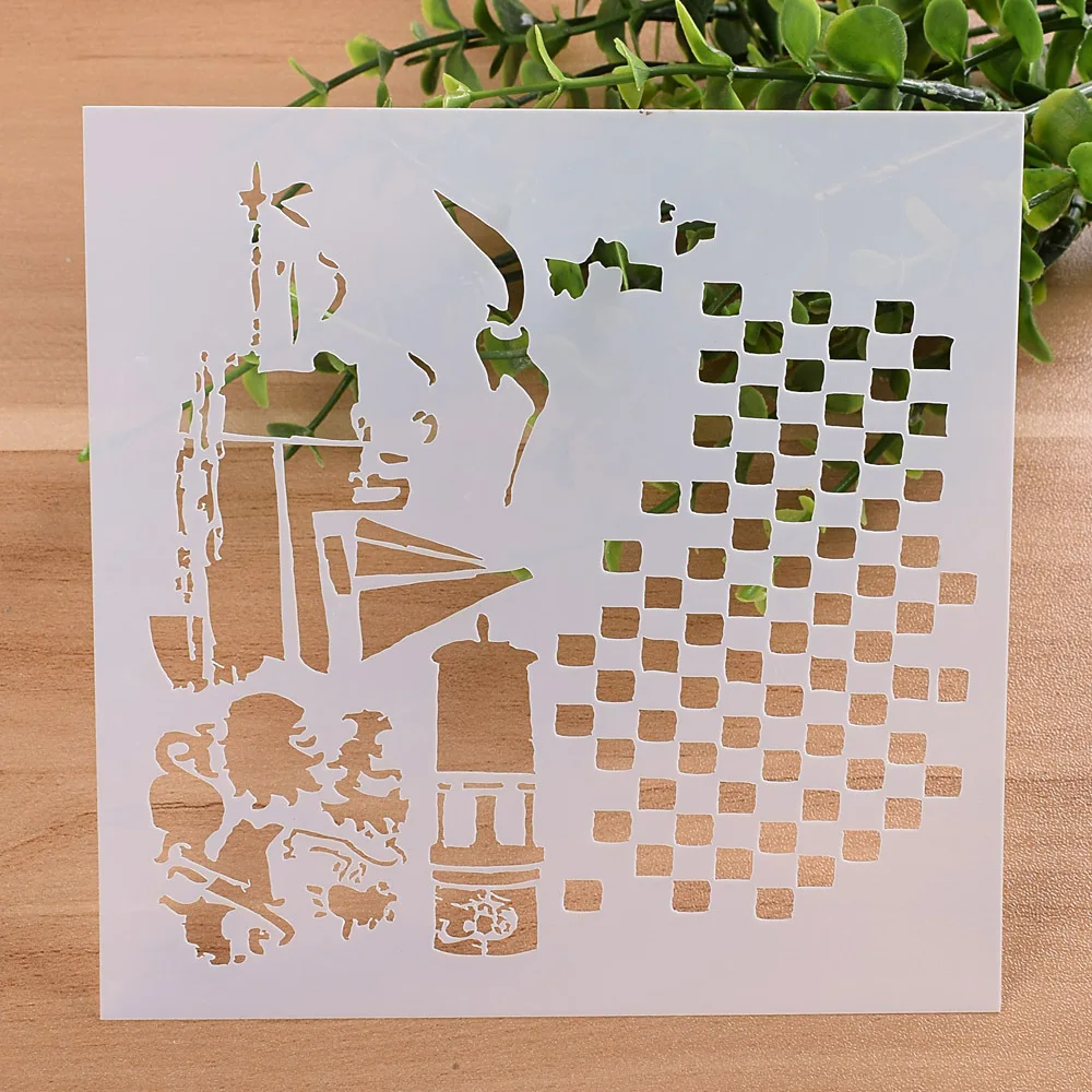 5&quot New Seagull DIY Layering Stencils Wall Painting Scrapbook Coloring Embossing Album Decorative Paper Card Template | Канцтовары
