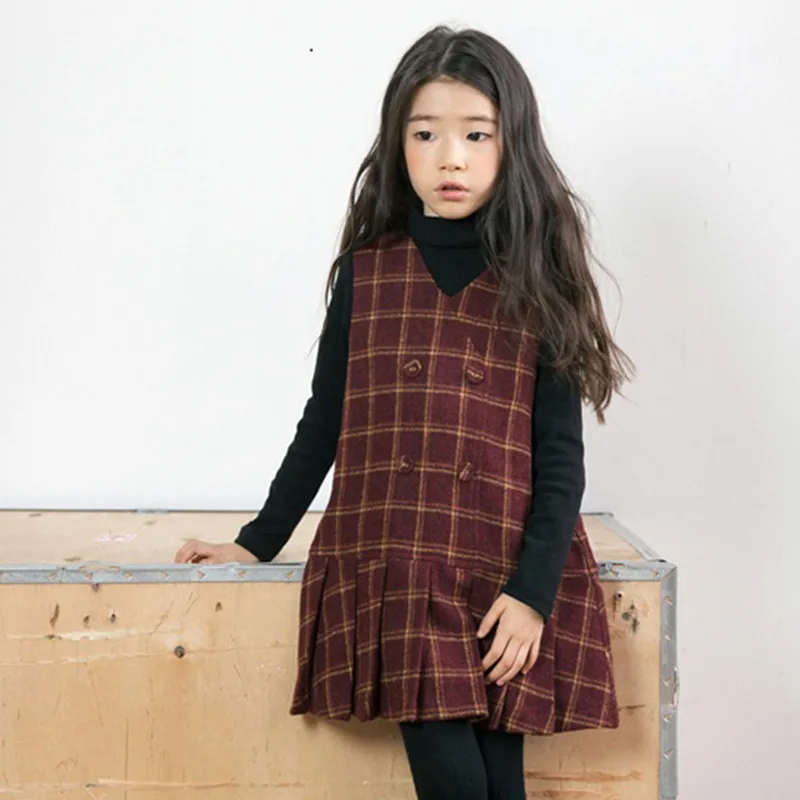 Зимнее платье для девочек коллекция 2017 года осенние платья принцессы без рукавов