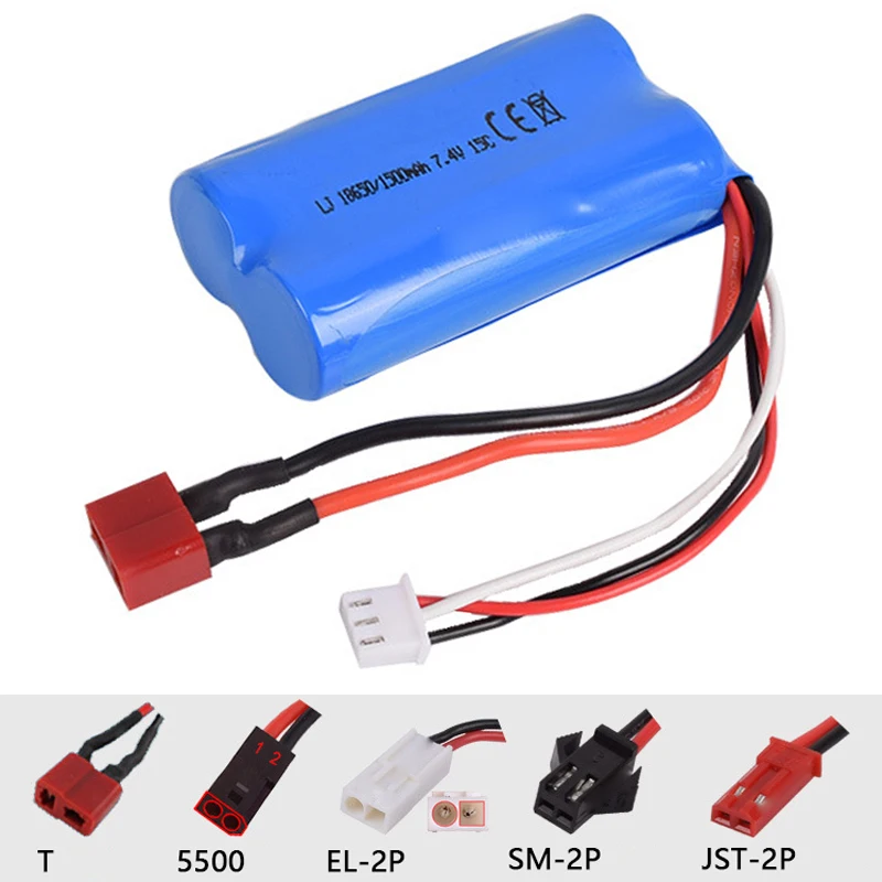 7 4 v 1500mAh 15C 18650 2S литий ионный аккумулятор RC Внедорожник монстр Трак самолёт