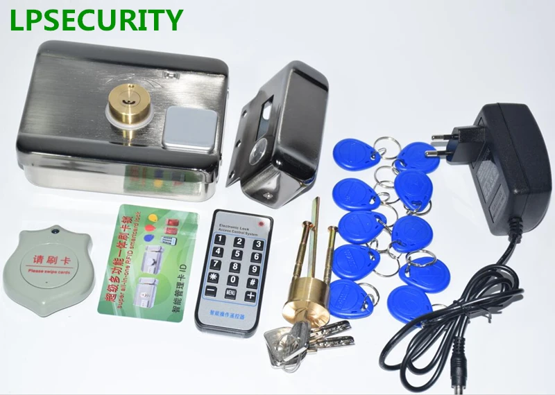 LPSECURITY наружное использование дома Заводские ворота электрический замок двери с