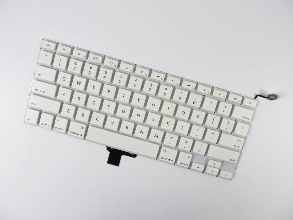 Оригинальный новый ноутбук A1342 Клавиатура США для MacBook Белый 13 3 &quotA1342 2009 2010