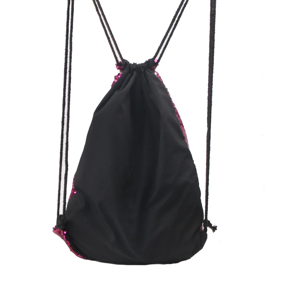 Hot sell Mermaid Sequin Backpack Sequins Drawstring Bags Reversible Paillette Outdoor Glitter Sundries Storage Travel Bag | Дом и сад