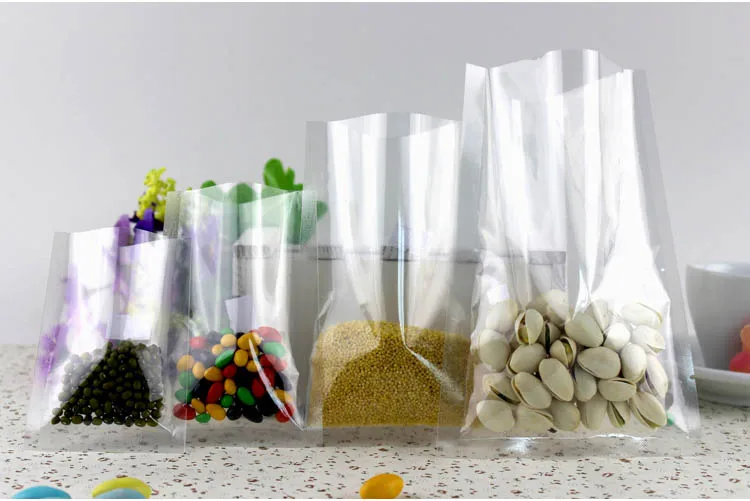 100 шт. прозрачные пластиковые пакеты 70x100 мм|food vacuum seal|food packingbag small |