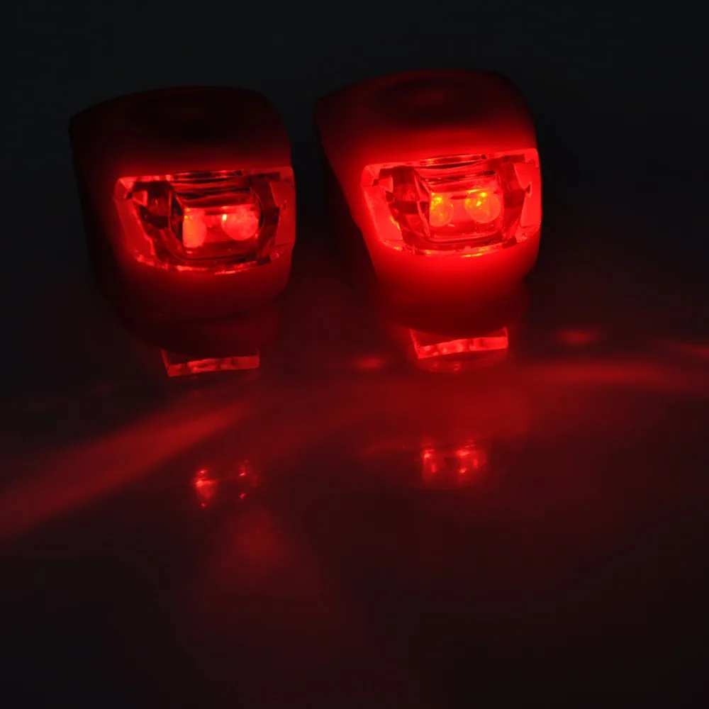 Waterproof 0.05W 10lm 2-LED 3-Mode Red Light Motorcycle Fog Lamp - (2 PCS / 2 x CR2032) |