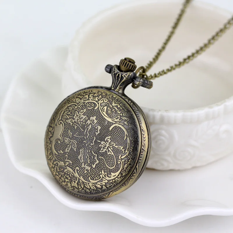 Death Hallows Pocket Watch Magic Hogwards Cos Watch Kid Birthday Holiday Gift Halloween Cosplay Accessory Bronze Link Chain Watc
