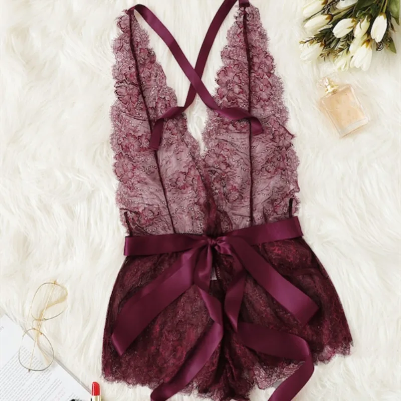 US Sexy Lingerie Women Backless Nightwear Underwear Sleepwear Babydoll | Тематическая одежда и униформа