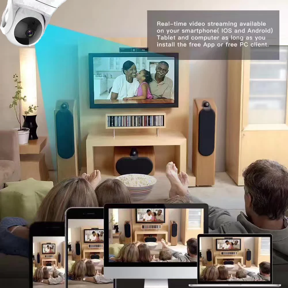 Беспроводная Ip-камера 720 P сетевая камера видеонаблюдения Wi-Fi с функцией ночного