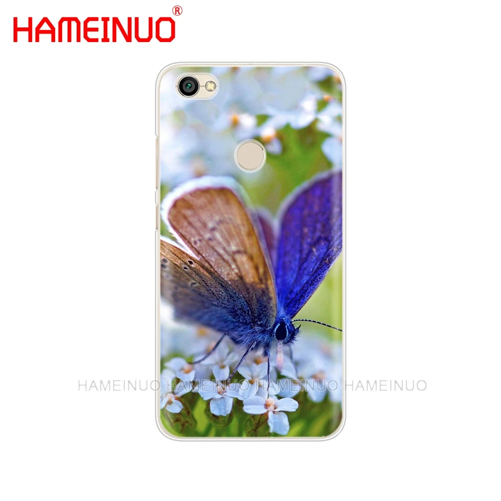 HAMEINUO чехол подставка с бабочкой на кошачьем носу для Xiaomi redmi 5 4 1 1s 2 3 3s pro PLUS note 4X 4A