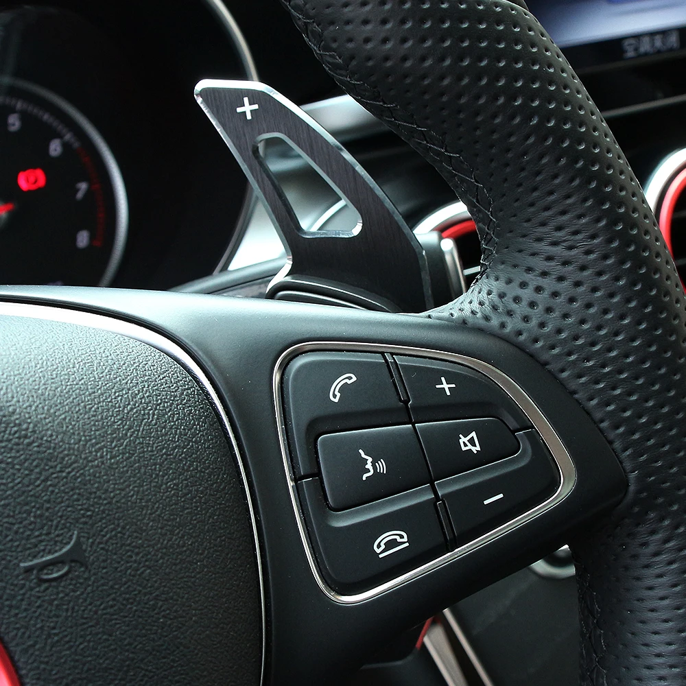 Рулевое колесо Paddle расширение Shifters Shifter для Mercedes W205 C Class Benz C200 C220 C250 C300 C400 2015 2016 |