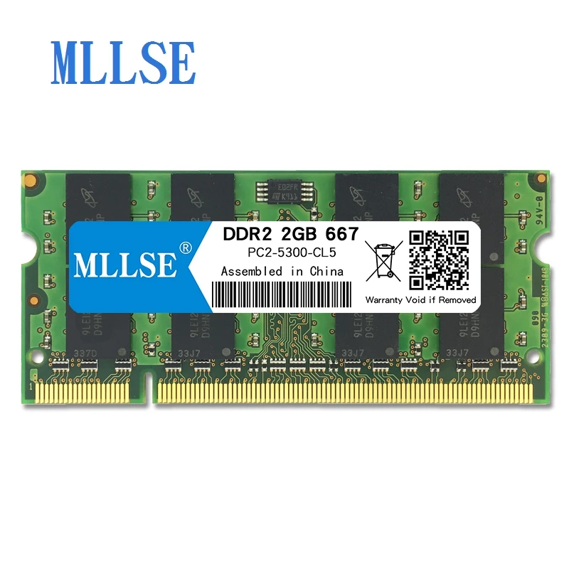 Mllse ноутбук Sodimm Ram DDR2 2GB 667mhz 800mhz 1 8 V память для ноутбука PC2-6400S 200pin без ECC RAM memoria |
