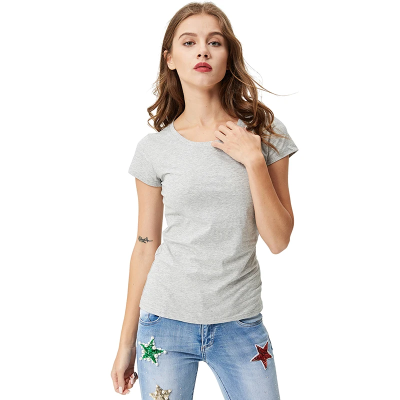 Женская футболка с коротким рукавом легкая Повседневная 3 шт. в комплекте GLO