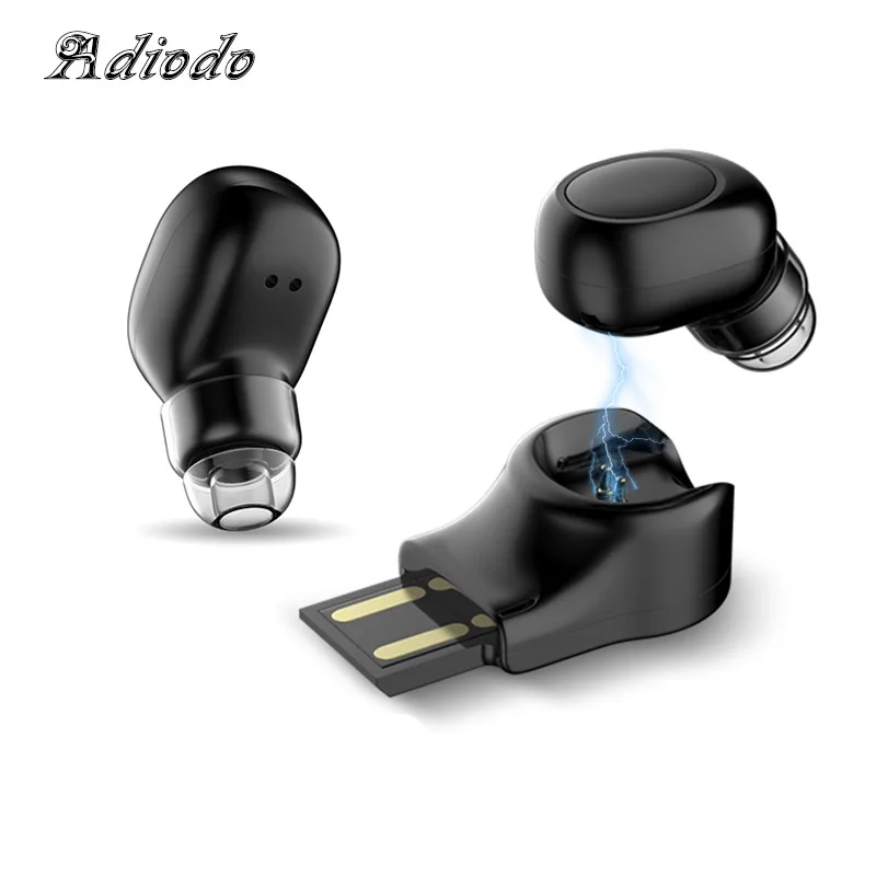 Мини bluetooth наушники беспроводные маленькие стерео скрытый невидимый наушник