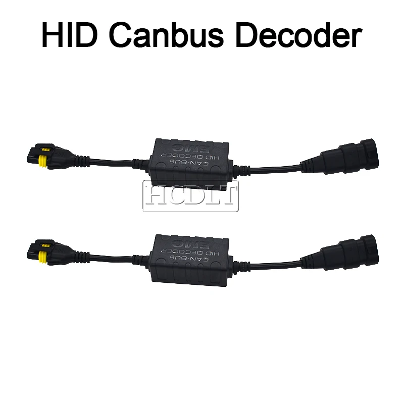 Hcdlt 2 шт. Canbus декодер HID для автомобильных фар HID Xenon комплект H1 H3 H7 H11 9005 9006 без ошибки ЕМС сигнальный подавитель пучок проводов