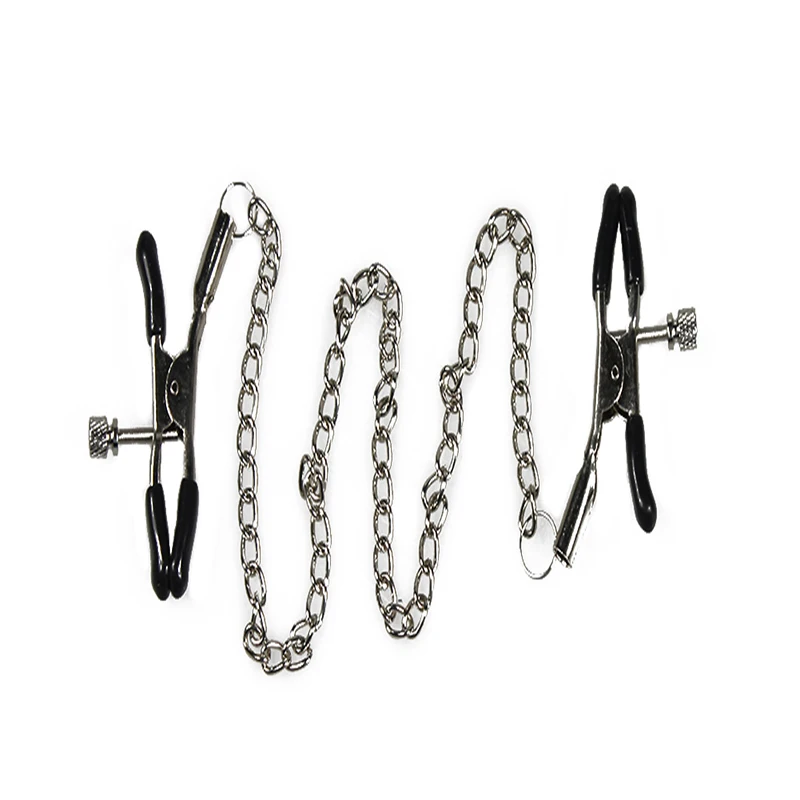 Эротика Фэнтези Зажимы Для Сосков Груди С Металлической Цепью БДСМ Фетиш Игрушки
