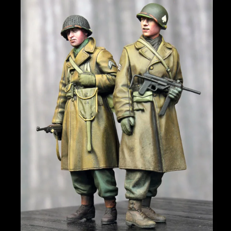 1/35 сборный Набор фигурок из смолы пехота солдат США | Игрушки и хобби