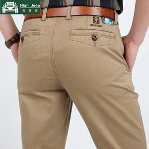 Мужские брюки-карго NIANJEEP, длинные армейские брюки-карго с карманами, 40, 42