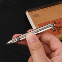 tiartisan titanium pen signature pen metal ballpoint pen mini portable outdoor book writing portable carrying notes pen