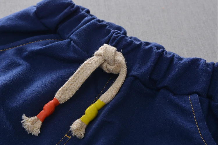 Новинка лета 2019 повседневная детская одежда Детский костюм летняя футболка с