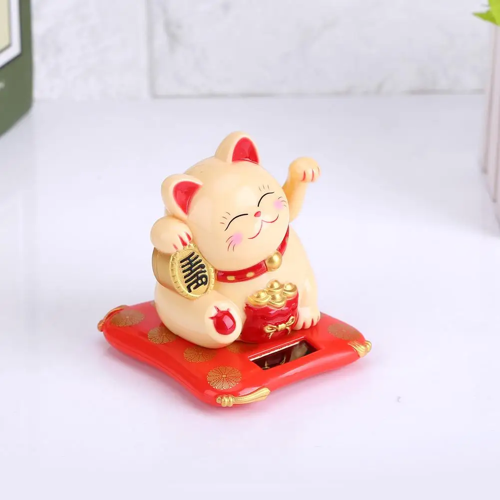 Домашний Автомобиль приветствовать Fortune Cat встряхивания ручной Lucky Cat оформить заказ украшение для прилавка, развевающиеся Декор для дома, с изображением кота аксессуары современный