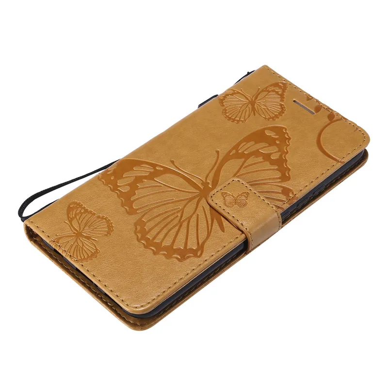 Fashion 3D Butterfly Leather Flip Wallet Case Soft Phone Silicone Cover Shell Coque Fundas Capa for Huawei Nova 3i P Smart Plus | Мобильные