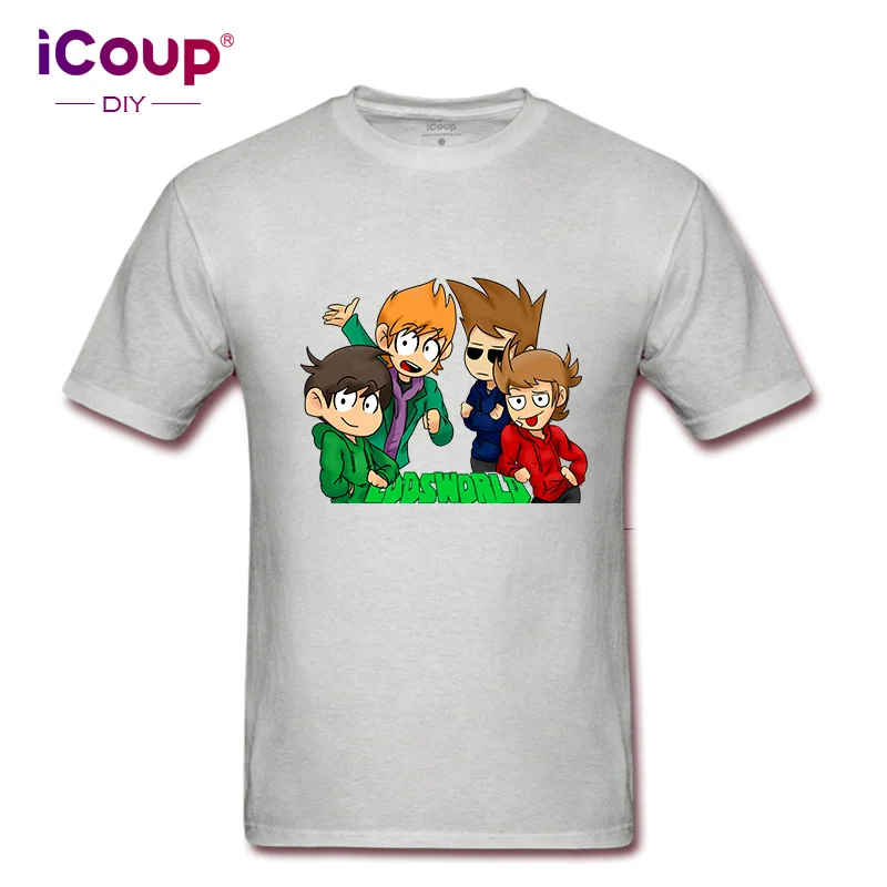 ICoup мужской Eddsworld EW 100% хлопок с коротким рукавом | Мужская одежда