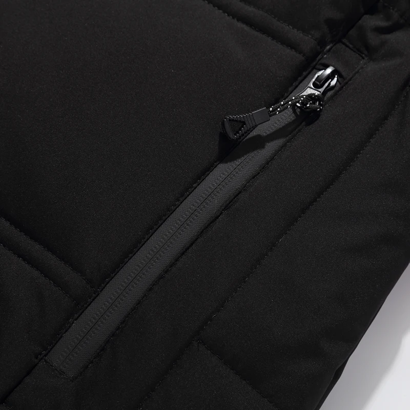 Зимняя мужская куртка на белом утином пуху высококачественные повседневные