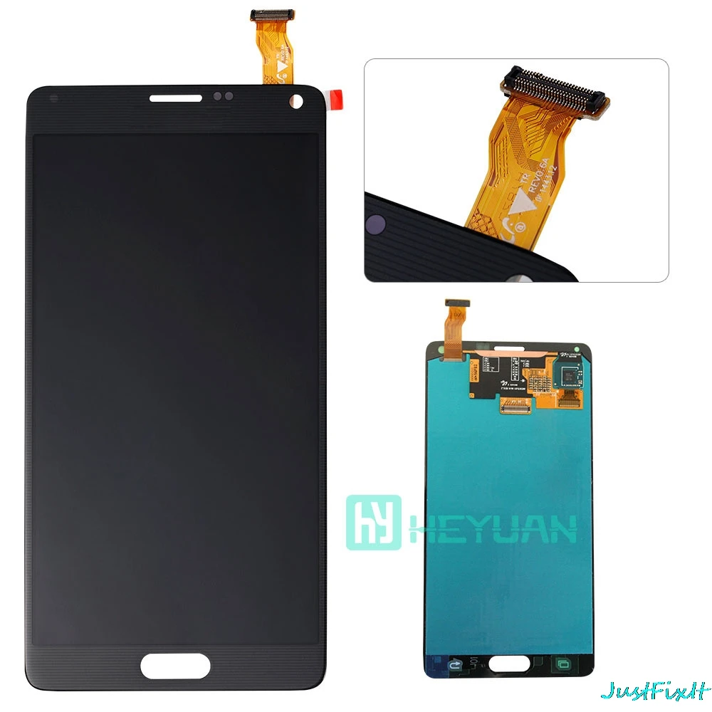 Оригинал для Samsung Galaxy Note 4 N910 N910C N910A N910F N910H ЖК дисплей сенсорный экран дигитайзер