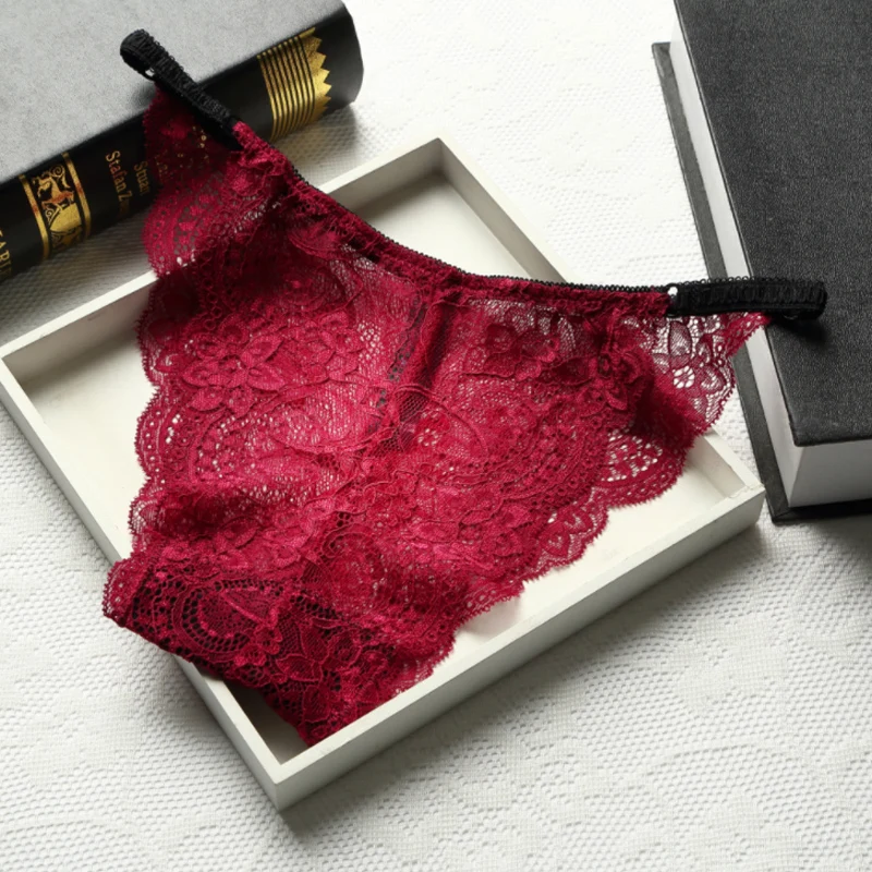 Женские сексуальные кружевные трусики модное уютное нижнее белье