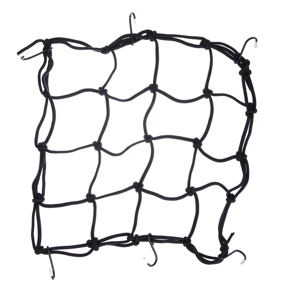 

Car Accessories Motorcycle Bike Helmet Holder 6 hooks Hold down 30 x 30cm Mesh Net Bag Luggage Cargo Mesh Net Auto Car Styling