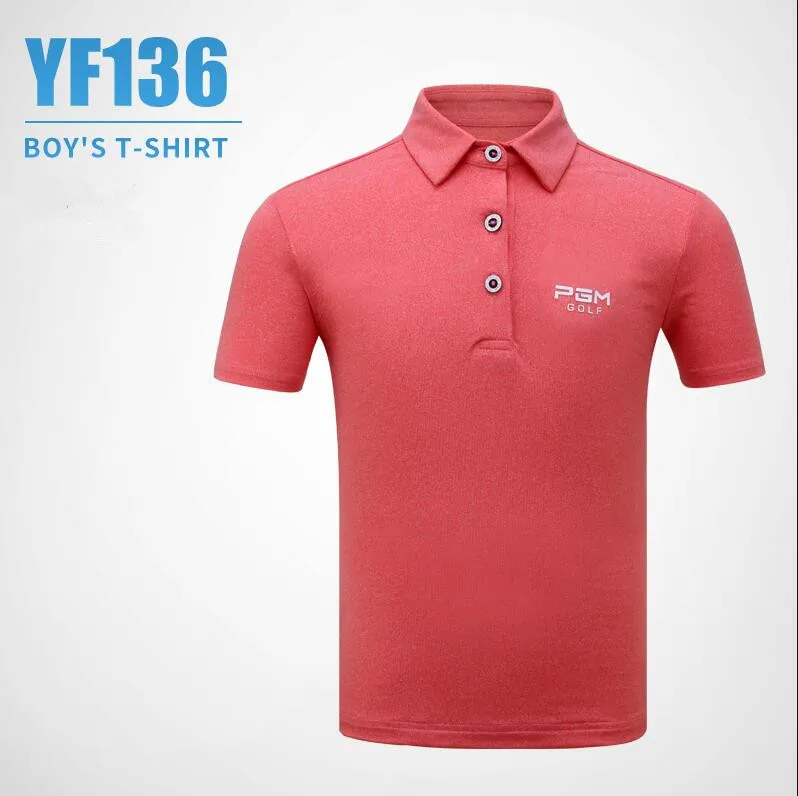 PGM/новая одежда для гольфа детская спортивная футболка с короткими рукавами