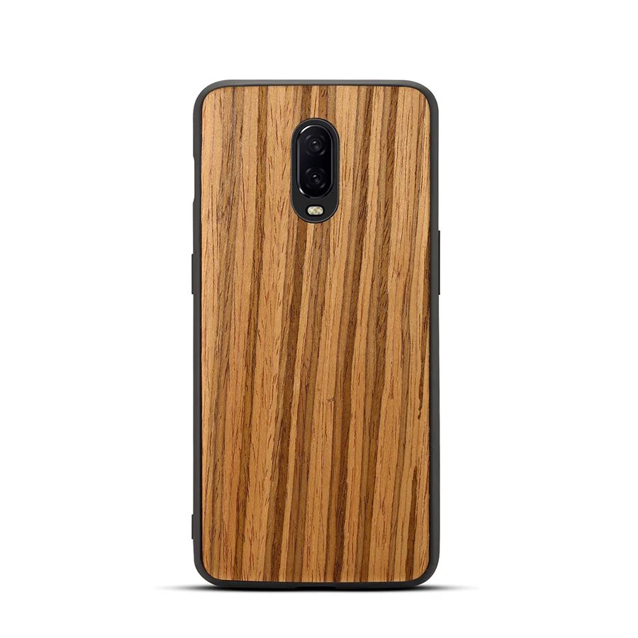 Чехол RIJOW для OnePlus 6T 7 Pro, чехол One Plus 7T 6, деревянный нейлоновый чехол, модная задняя крышка из углеродного волокна для телефона OnePlus6 7T Pro
