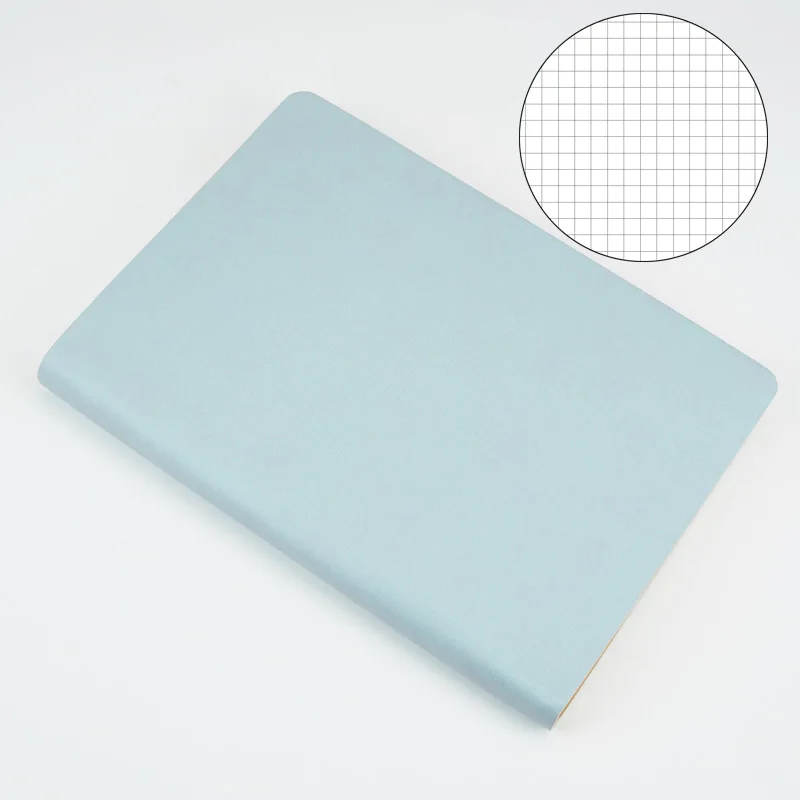 Light Blue A5 мягкий переплет квадрат дневник сетка пуля Блокнот Журнал Bujo - Цвет: Light Blue